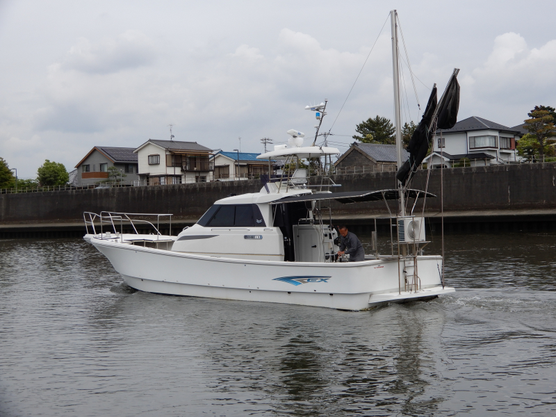 ヤンマー EX40 EX-40A2 ハイパワー495馬力 6CXBS-GT 極上艇 早い